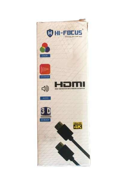 HI FOCUS HDMIR01 HDMI-HDMI CABLE 1.5 MTR