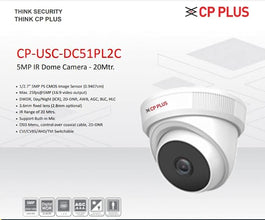 CP PLUS HDCVI 5MP IR DOME CP-USC-DC51PL2-0360