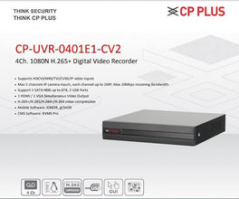 CP PLUS 4CH HD DVR CP-UVR-0401E1-CS (2MP)