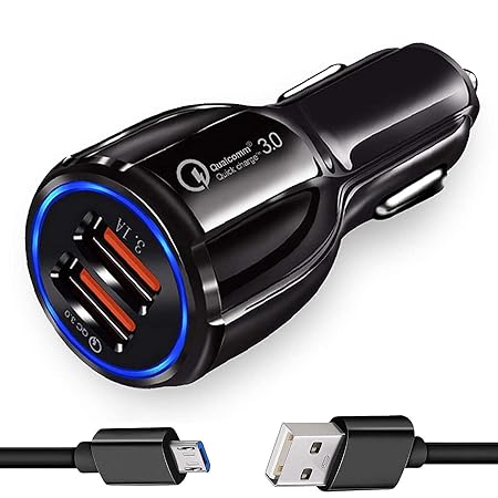 INTEX USB CAR CHARGER 2 PORT SWIFT 3.4A WH -2101