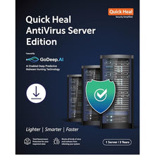 Quick Heal Antivirus Server Latest Version - 1 Server, 3 Years