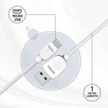 INTEX POWER CABLE STAR2.0 MICRO 1 METER (White)